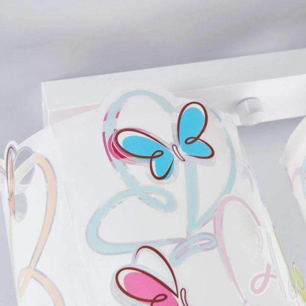 Dalber Plafonnier Butterfly pour chambre d’enfant Dalber