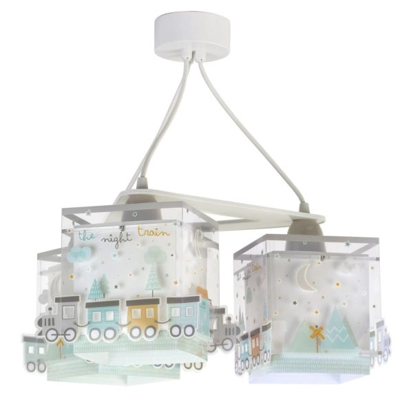 Dalber Suspension pour enfants The Night Train, 3 lampes Dalber