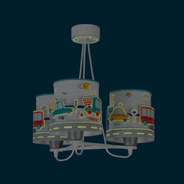 Dalber Suspension enfant Baby Travel, 3 lampes Dalber
