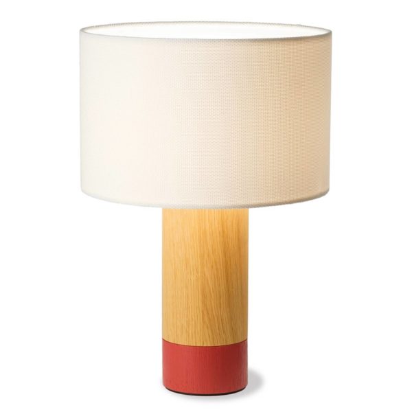 Domus Lampe à poser Klippa corail Trooper albâtre 41 cm Domus