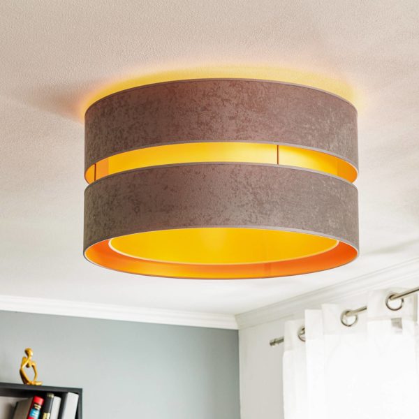 Duolla Plafonnier Duo en tissu