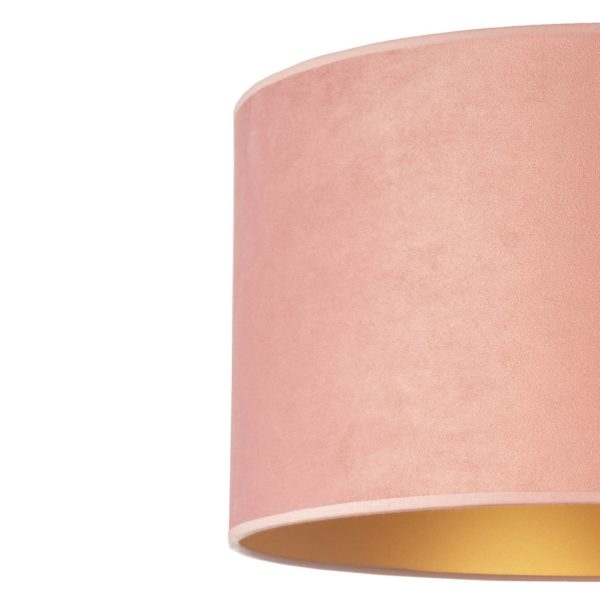 Duolla Lampe à poser Golden Roller Ø 30 cm rose/doré Duolla