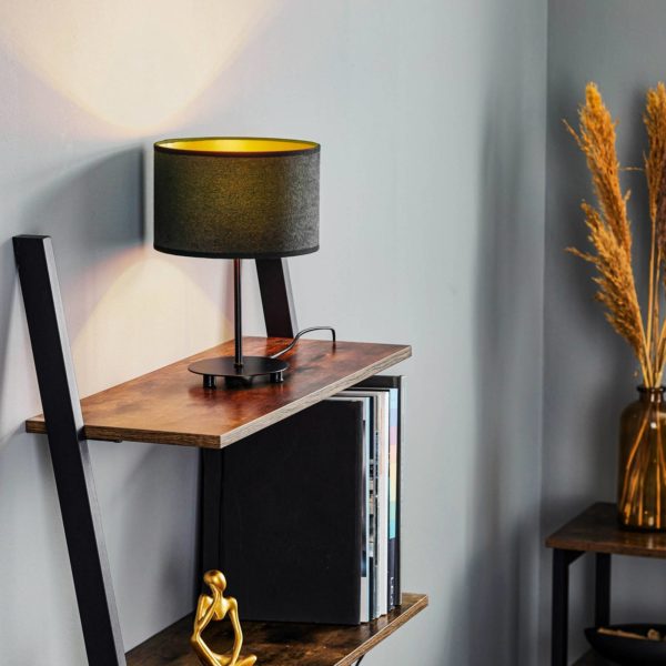 Euluna Golden Roller table 30 cm noire/dorée Euluna