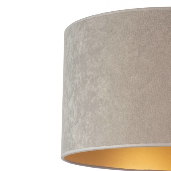 Duolla Lampe de table Golden Roller h 50 cm gris/doré Duolla