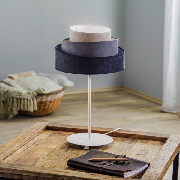Duolla Lampe à poser Pastell Trio 3 teintes de gris H50cm Duolla