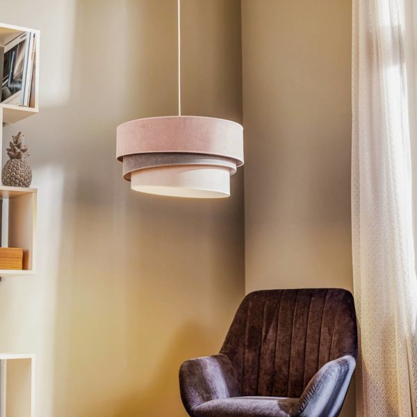 Duolla Suspension Pastell Trio rose/gris/gris clair Duolla