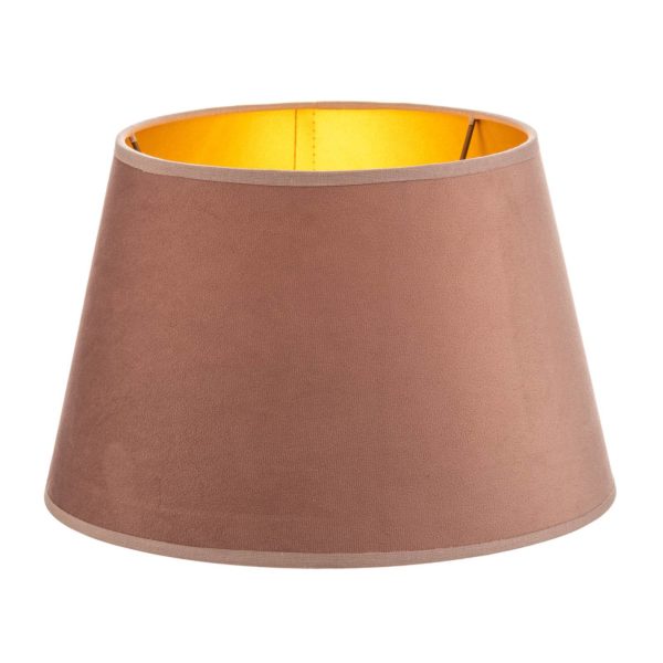 Duolla Abat-jour Cone hauteur 18 cm, rose/doré Duolla