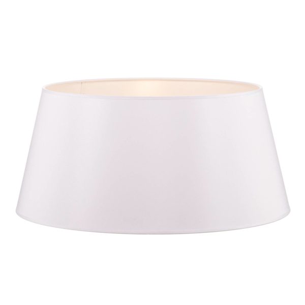 Duolla Abat-jour Cone hauteur 25,5 cm, chintz blanc Duolla