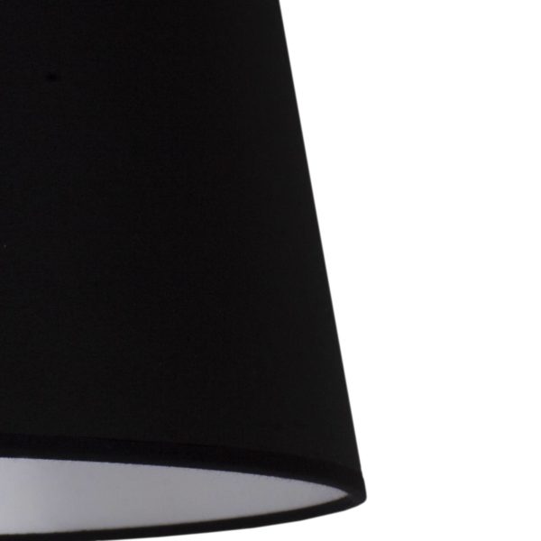 Duolla Abat-jour Classic L pour lampadaires, noir Duolla