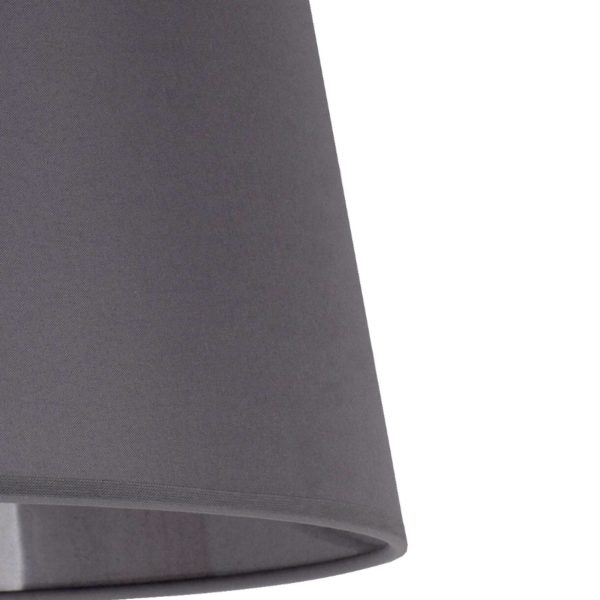 Duolla Abat-jour Classic L pour lampadaires, gris Duolla