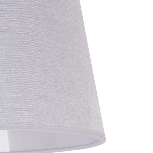 Duolla Abat-jour Classic L lampadaires, blanc/transparent Duolla