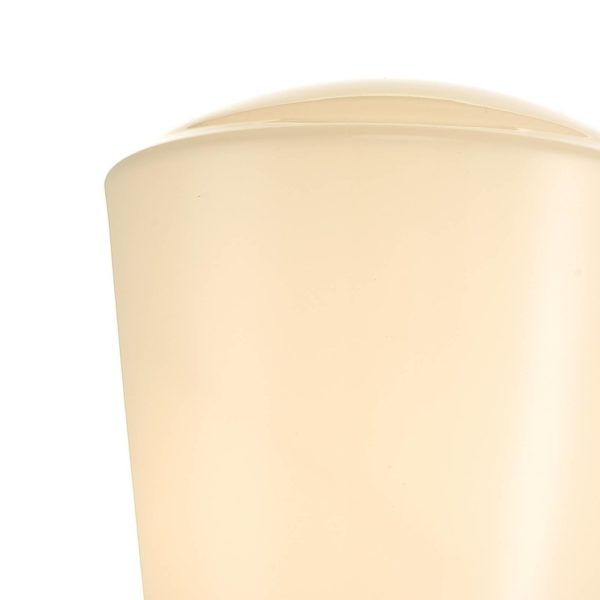 där lighting Applique murale Caden avec abat-jour en verre opale där lighting