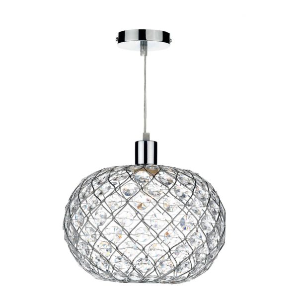 där lighting Suspension Juanita abat-jour scintillant