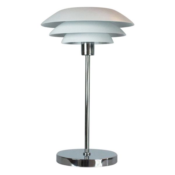Dyberg Larsen DL31 lampe à poser métal blanc Dyberg Larsen