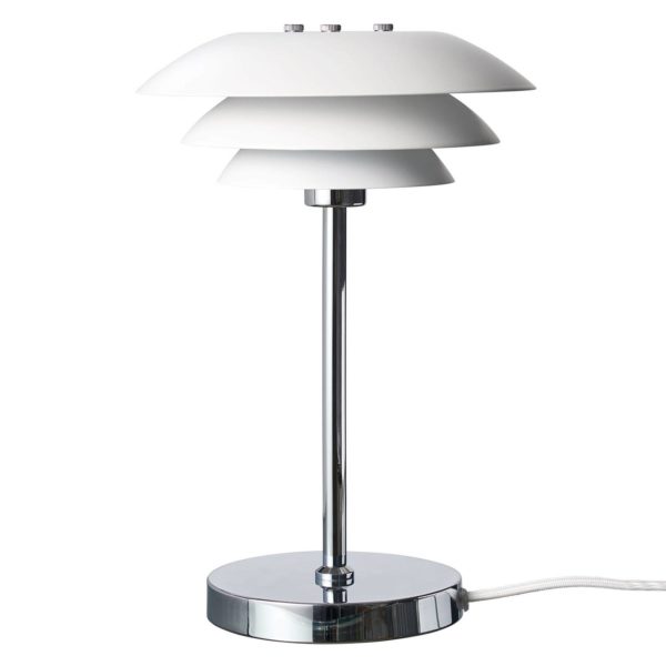 Dyberg Larsen DL20 lampe à poser métal blanc Dyberg Larsen