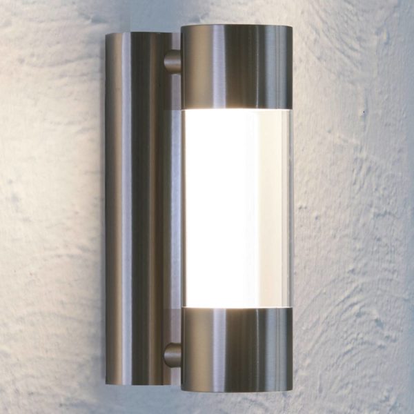 EGLO Applique LED Robledo en acier inoxydable EGLO