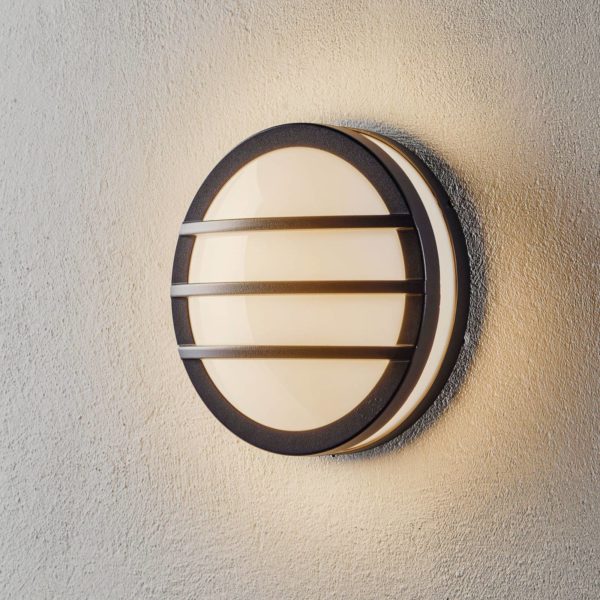 Eco-Light Applique d'extérieur ronde NANDIN Eco-Light