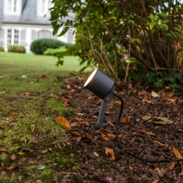 LUTEC Lampe sur piquet LED Explorer avec tête de spot Lutec