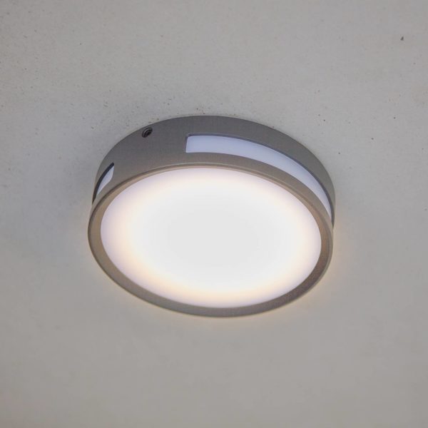 LUTEC Plafonnier LED Rola pour l’extérieur, rond Lutec