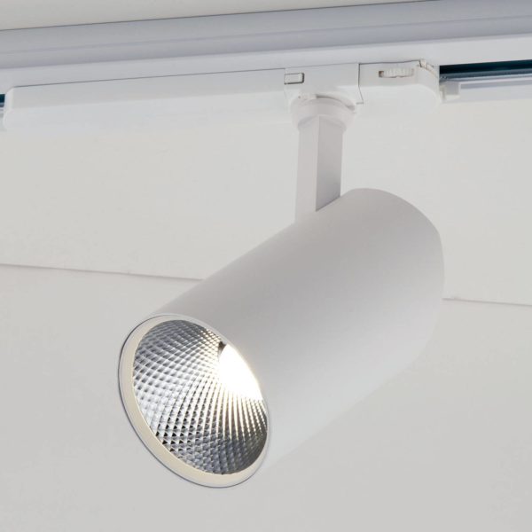 Eco-Light Spot LED sur rail Action 3.000K 20W blanc Eco-Light