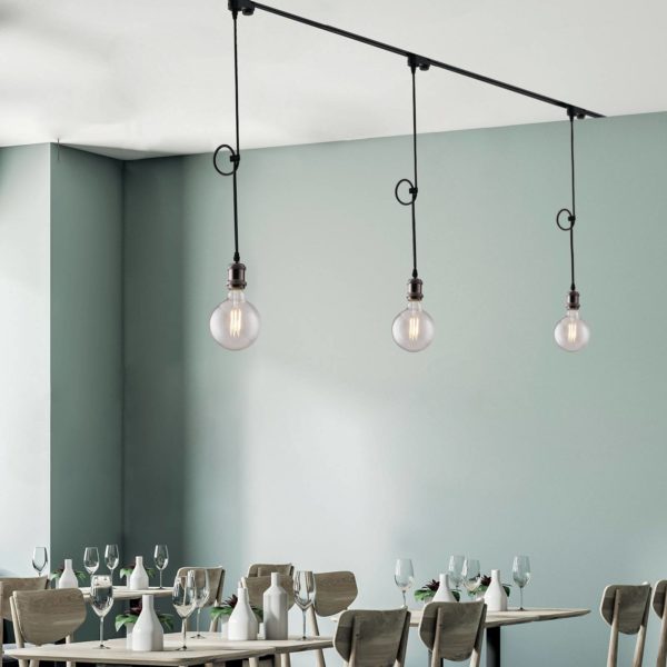 Eco-Light Suspension sur rail Clock