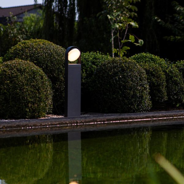 LUTEC Borne lumineuse LED Fele anthracite