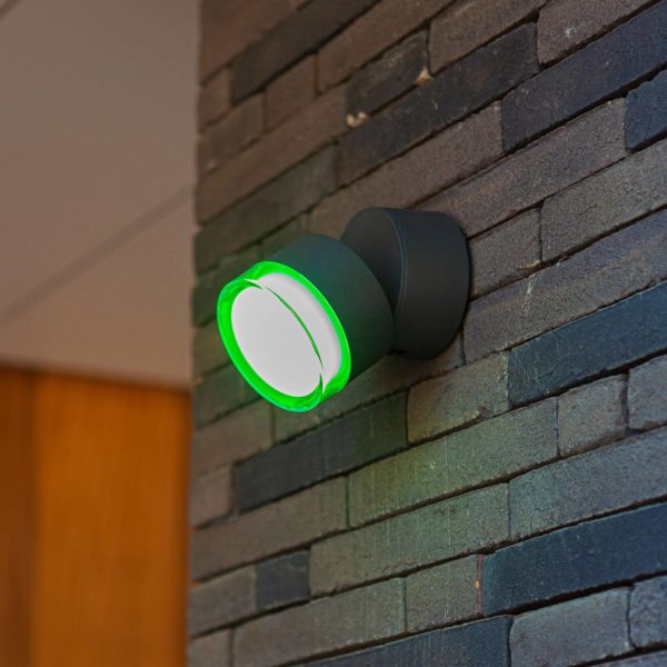 LUTEC connect Applique d’extérieur LED Dropsi