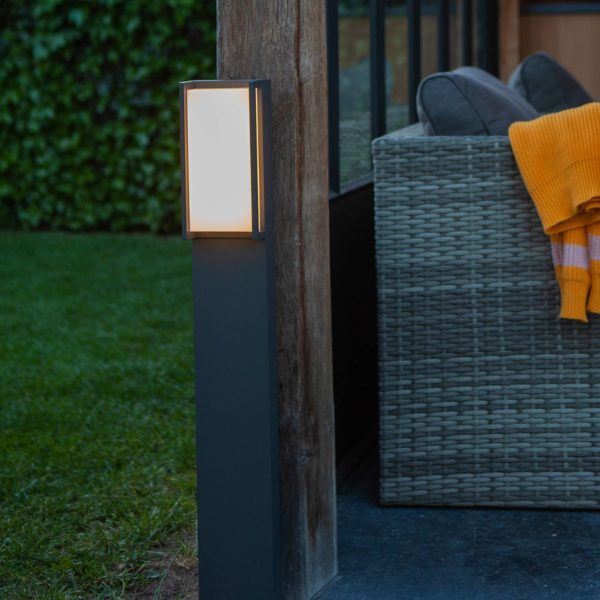 LUTEC connect Borne lumineuse LED Qubo