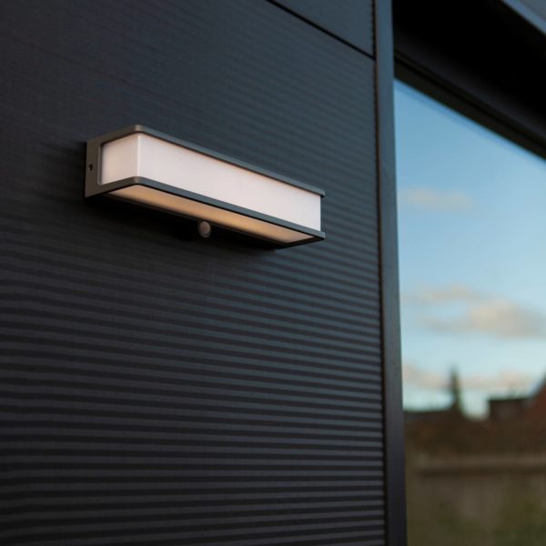 LUTEC Applique solaire LED Doblo avec capteur