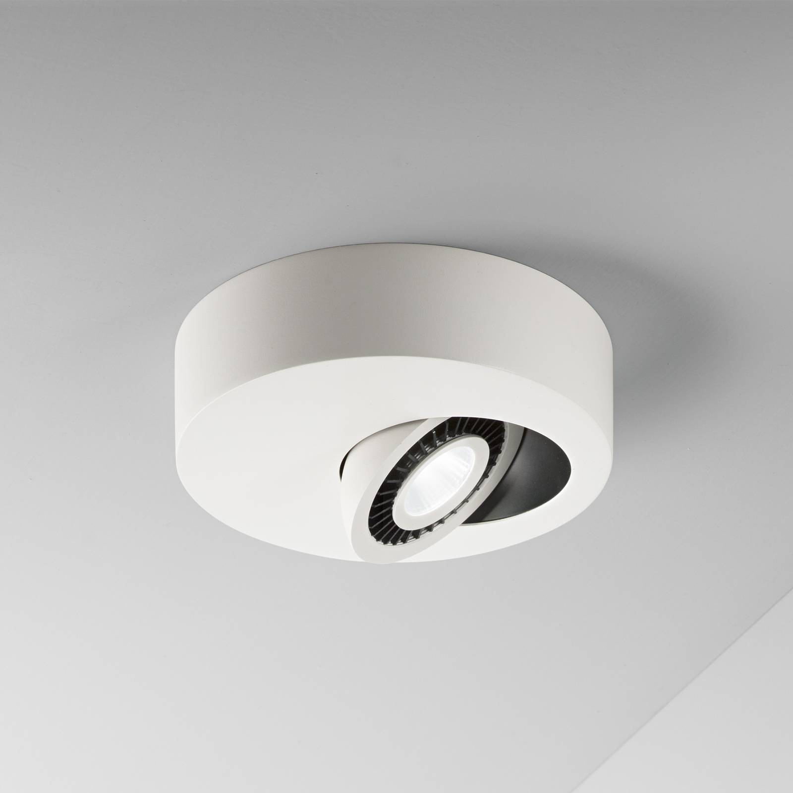 Egger Licht Egger Geo plafonnier LED avec spot LED