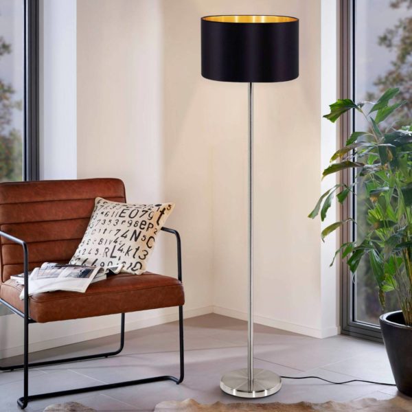 EGLO Lampadaire textile Maserlo EGLO