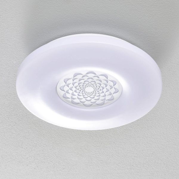 EGLO connect Capasso-C plafonnier LED avec motif EGLO connect