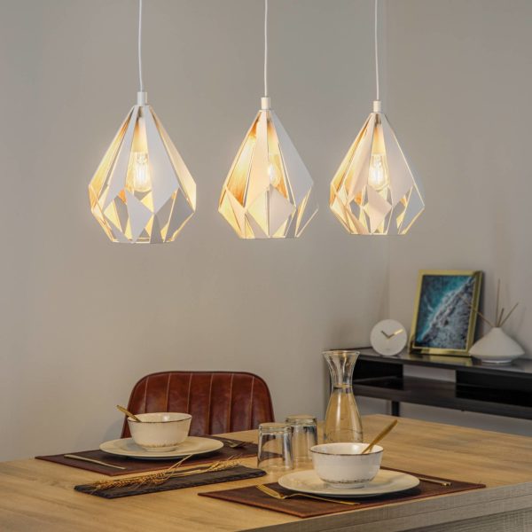 EGLO Suspension Carlton 1 à trois lampes