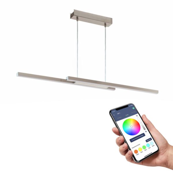 EGLO connect Fraioli-Z suspension LED nickel EGLO connect