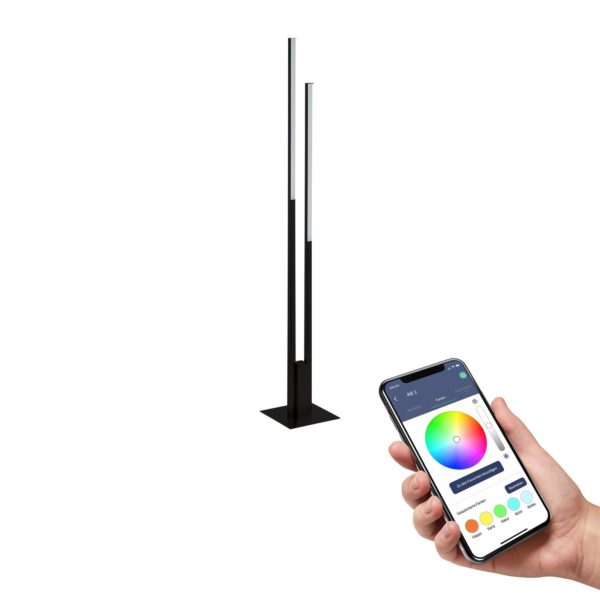 EGLO connect Fraioli-Z lampadaire LED noir EGLO connect
