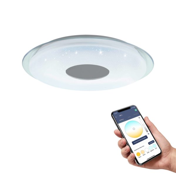 EGLO connect Lanciano-Z Plafonnier LED Ø 45cm EGLO connect