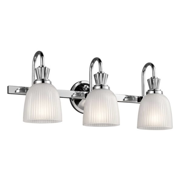 KICHLER Applique salle de bain LED Cora au design brillant KICHLER