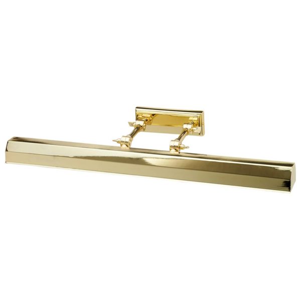 Elstead Applique tableau Chawton, laiton poli, 65,2 cm ELSTEAD