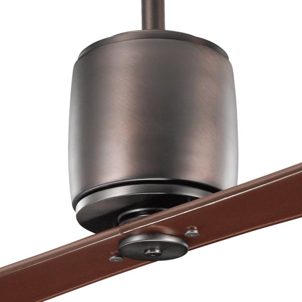 KICHLER Ventilateur de plafond Ferron, pales bronze huilée KICHLER