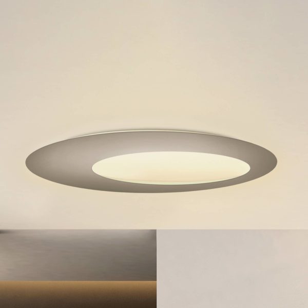 Escale Blade Open applique murale LED taupe Ø 95 cm Escale