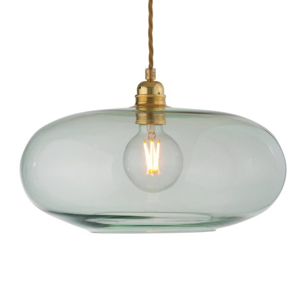 EBB & FLOW Horizon suspension verre vert Ø 36 cm Ebb & Flow