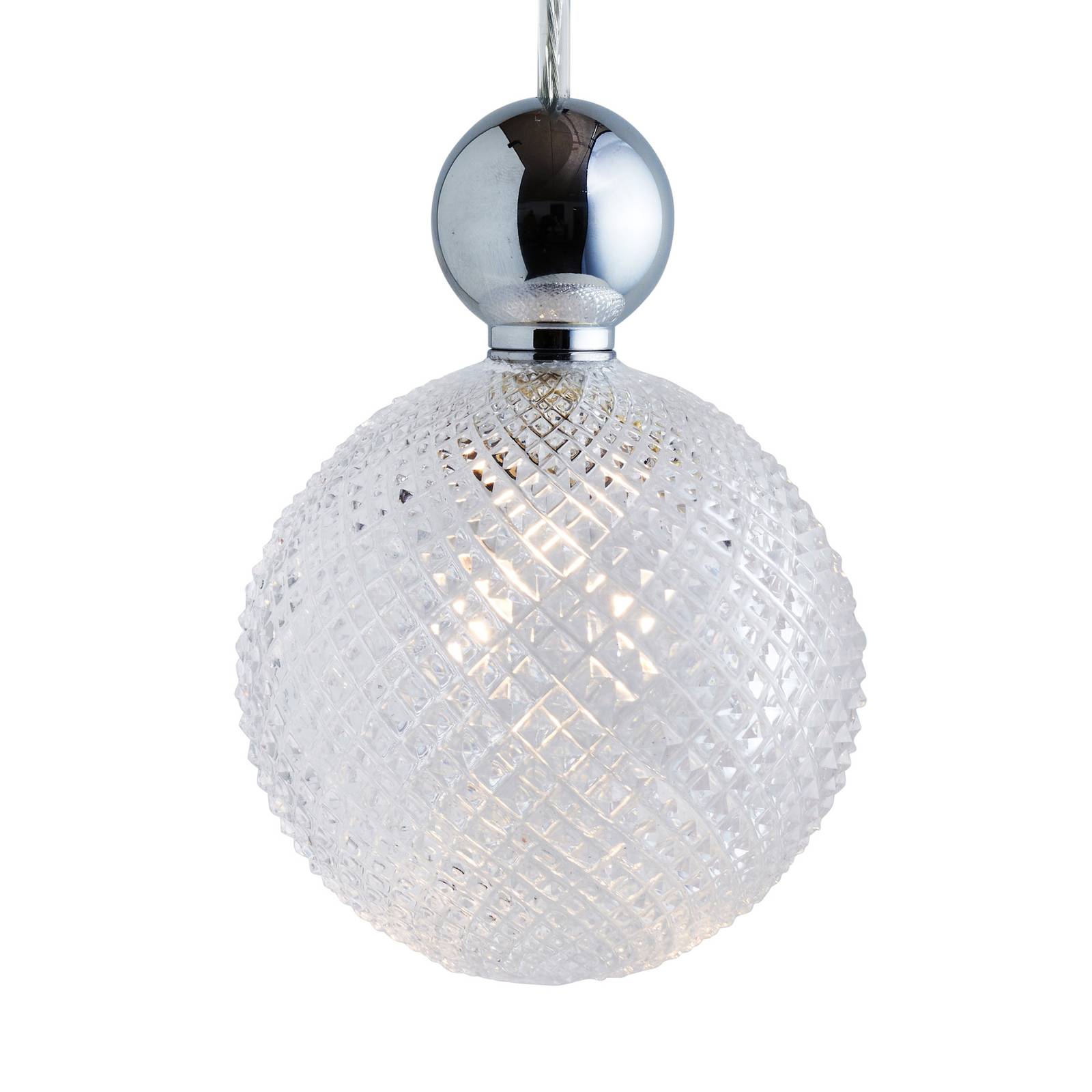 EBB & FLOW Uva L Balls suspendues argent clair mini check Ebb & Flow