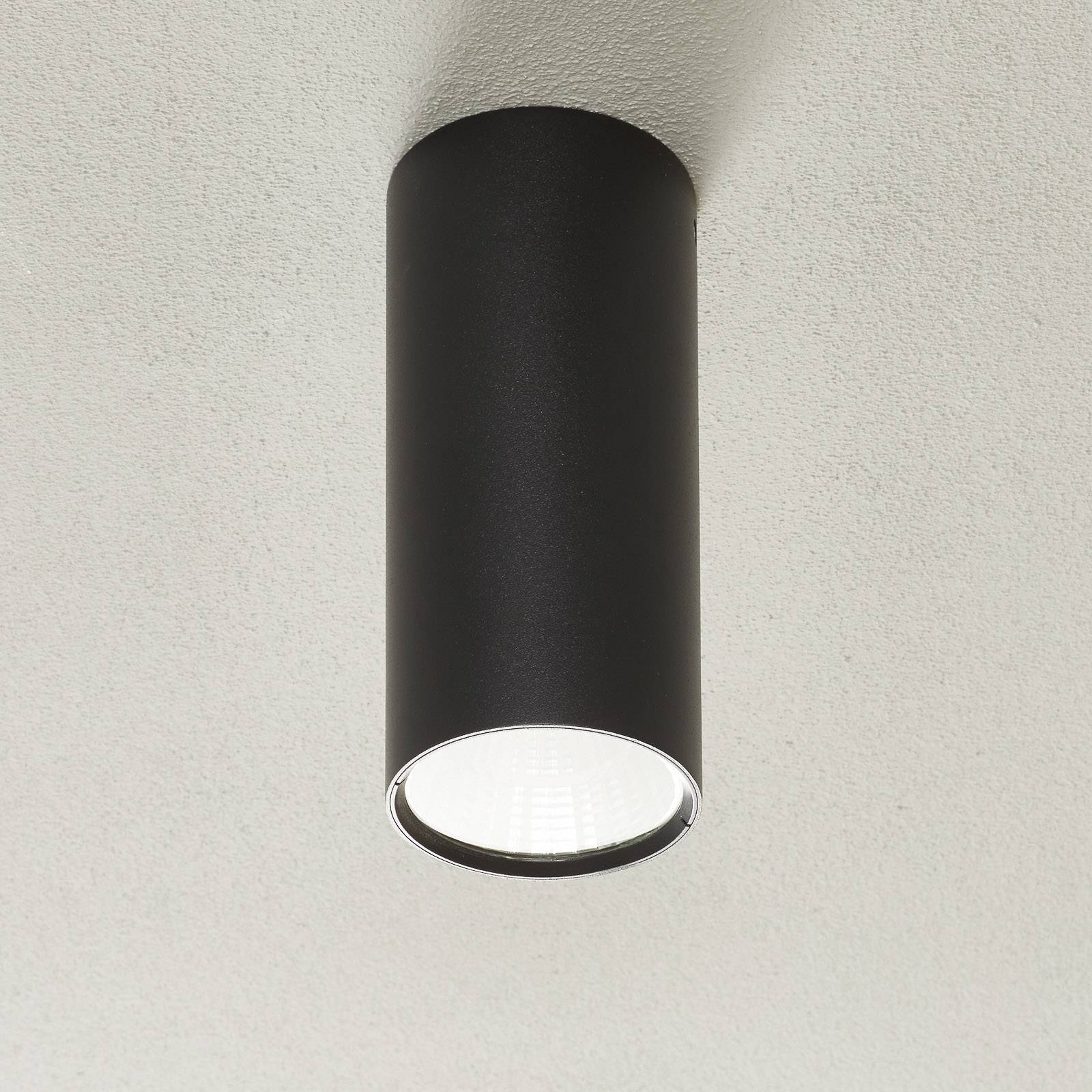Lucande Takio downlight LED 2 700 K Ø10 cm noir LUCANDE