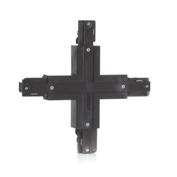 Connecteur Eutrac X Possibilité d'alimentation noir Eutrac