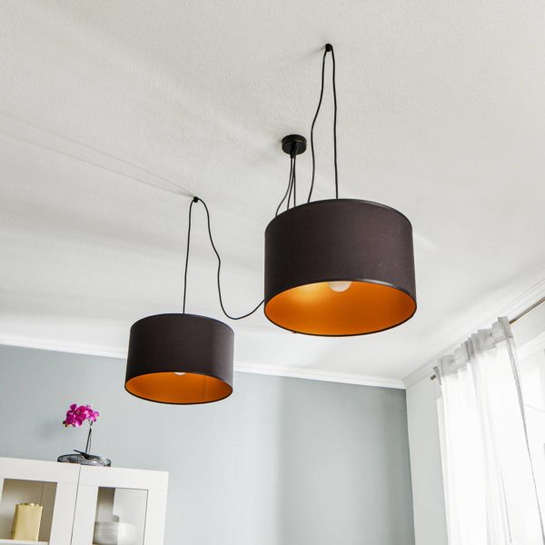 EMIBIG LIGHTING Suspension Roto 2 noire