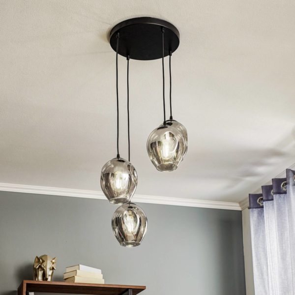 EMIBIG LIGHTING Suspension Starla ronde 4 lampes