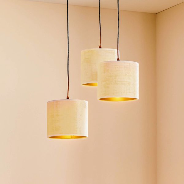 EMIBIG LIGHTING Suspension Jari x3 ronde