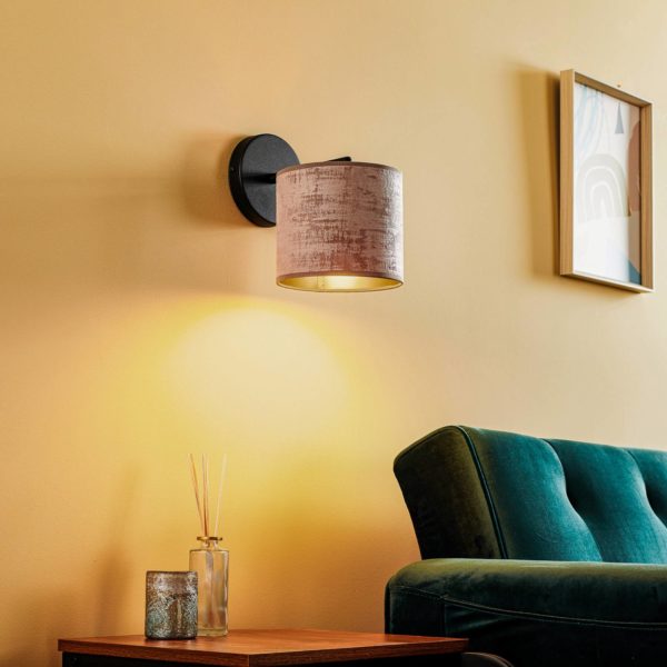 EMIBIG LIGHTING Applique Jari abat-jour tissu