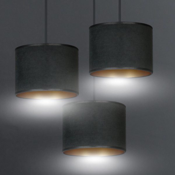 EMIBIG LIGHTING Suspension Jari x3 ronde