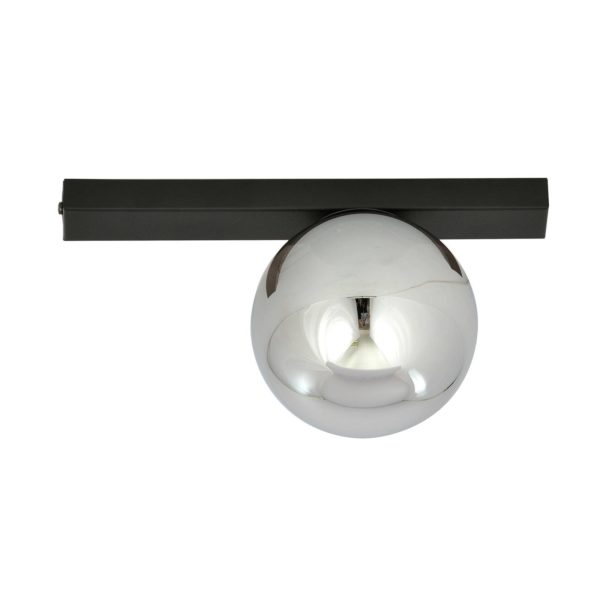 EMIBIG LIGHTING Plafonnier Fit, noir/graphite, à une lampe EMIBIG LIGHTING